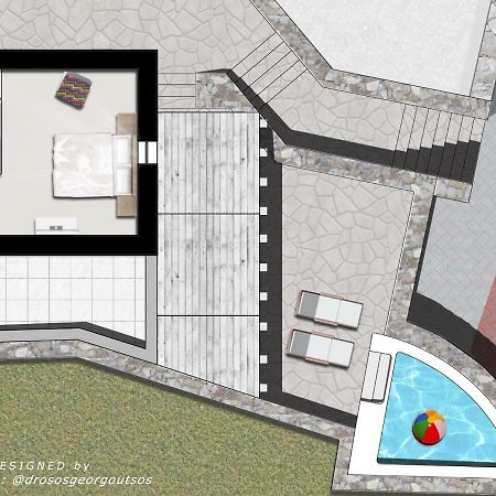Red Cliff Villa 2Bedroom Villa With Caldera View And Plunge Pool อาโกรตีรี ภายนอก รูปภาพ