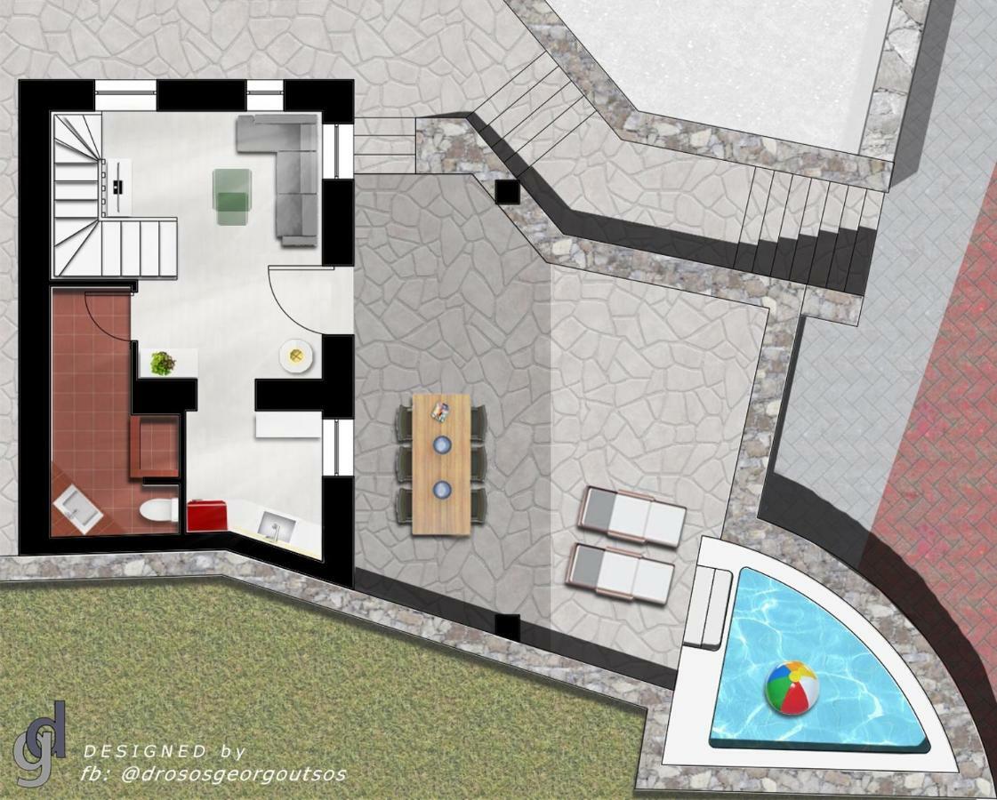 Red Cliff Villa 2Bedroom Villa With Caldera View And Plunge Pool อาโกรตีรี ภายนอก รูปภาพ